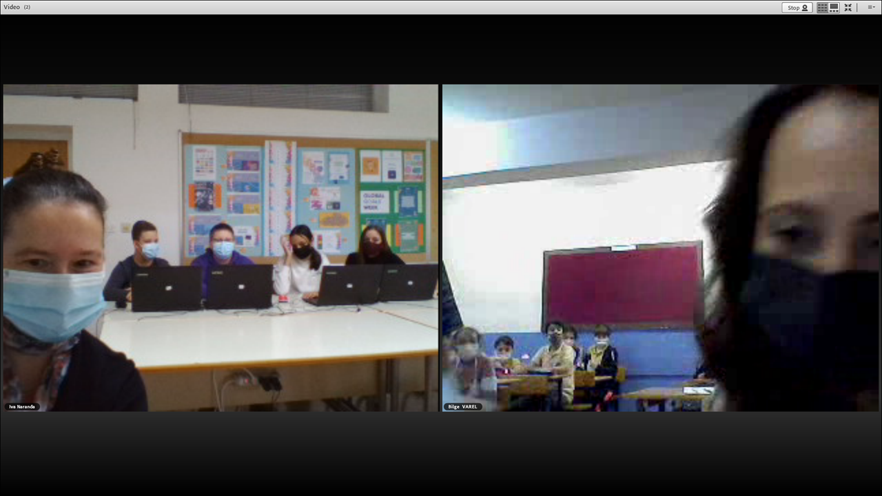 eTwinning projekt Let's Explore the World of Technology - online susret